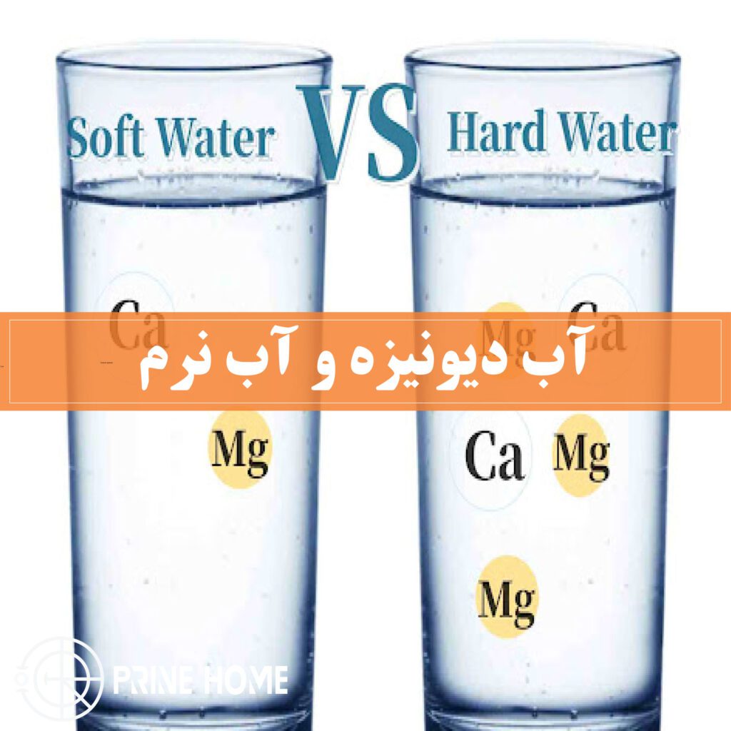 Deionized water and soft water